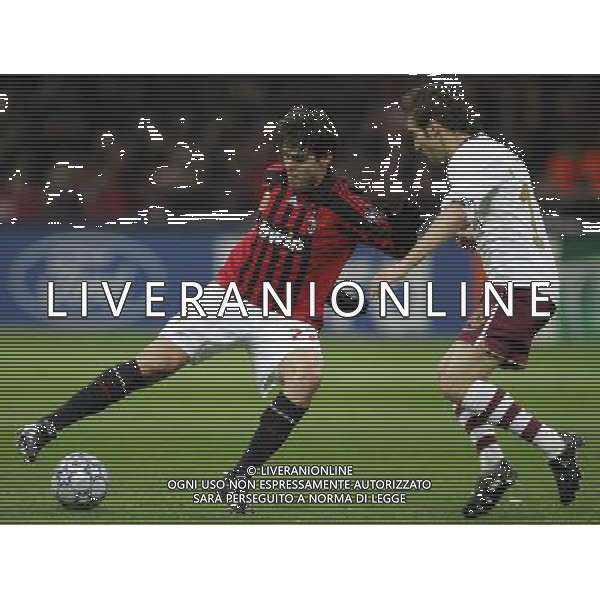 Milano 04-03-2008 Champions League 2007/08 milan-arsenal 0:1 nella foto kaka e mathieu flamini ph marco luzzani/ag aldo liverani s.a.s.