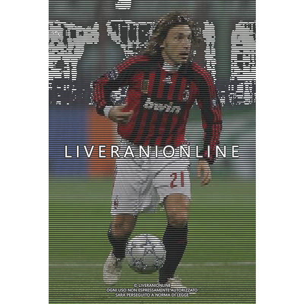 Milano 04-03-2008 Champions League 2007/08 milan-arsenal 0:1 nella foto andrea pirlo ph marco luzzani/ag aldo liverani s.a.s.
