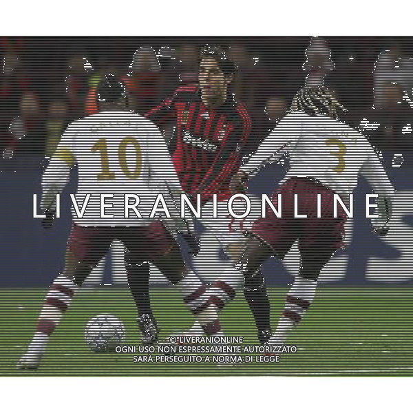 Milano 04-03-2008 Champions League 2007/08 milan-arsenal 0:1 nella foto kaka, bacary sagna e william gallas ph marco luzzani/ag aldo liverani s.a.s.