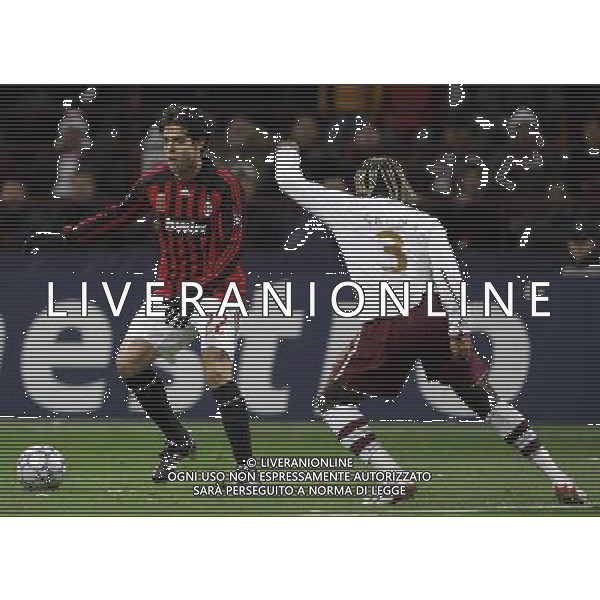 Milano 04-03-2008 Champions League 2007/08 milan-arsenal 0:1 nella foto kaka e bacary sagna ph marco luzzani/ag aldo liverani s.a.s.