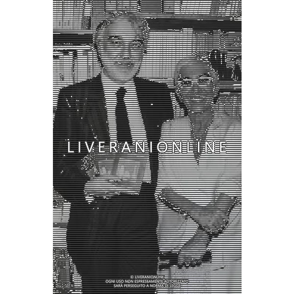 Lina Wertmuller con il marito Enrico Job nel 1985 ph archivio Ag. Aldo Liverani Sas retrospettiva