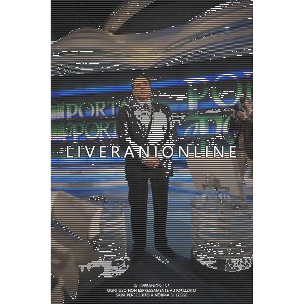ROMA, 5 MARZO 2008 BERLUSCONI A PORTA A PORTA NELLA FOTO: SILVIO BERLUSCONI AG ALDO LIVERANI