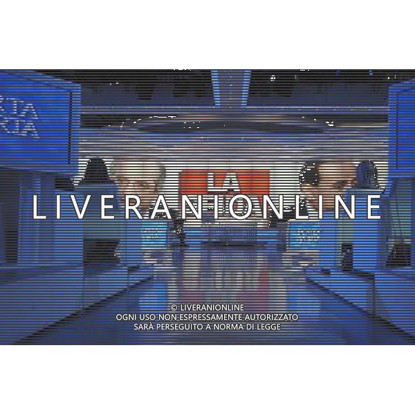 ROMA, 5 MARZO 2008 BERLUSCONI A PORTA A PORTA NELLA FOTO: SILVIO BERLUSCONI AG ALDO LIVERANI