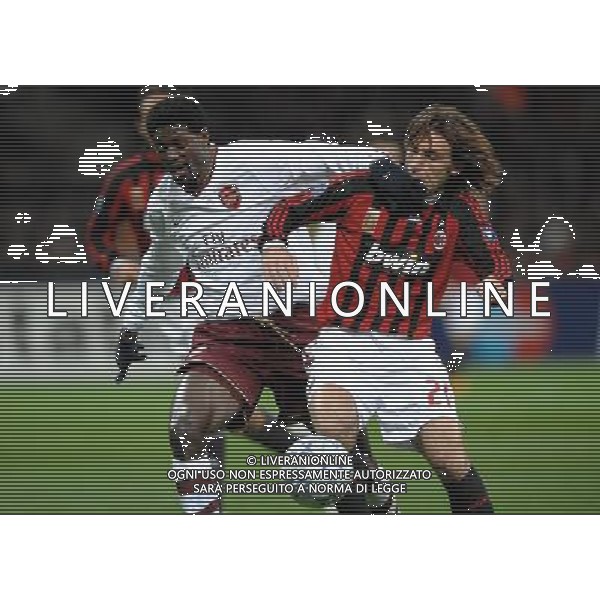 Champions League 2007/2008 Ottavi di Finale Ritorno Milano - 04.03.2008 Milan-Arsenal Nella Foto:ADEBAYOR EMMANUEL-PIRLO ANDREA /Ph.Vitez-Ag. Aldo Liverani