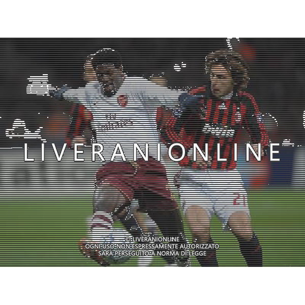 Champions League 2007/2008 Ottavi di Finale Ritorno Milano - 04.03.2008 Milan-Arsenal Nella Foto:ADEBAYOR EMMANUEL-PIRLO ANDREA /Ph.Vitez-Ag. Aldo Liverani