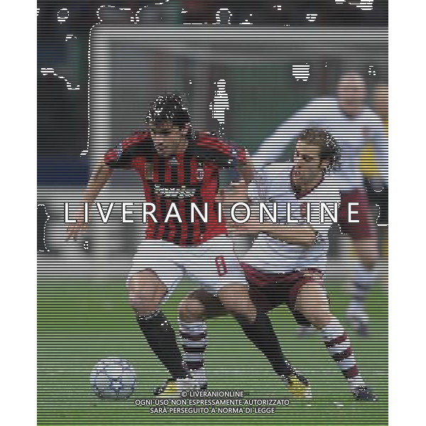 Champions League 2007/2008 Ottavi di Finale Ritorno Milano - 04.03.2008 Milan-Arsenal Nella Foto:GATTUSO GENNARO-FLAMINI MATHIEU /Ph.Vitez-Ag. Aldo Liverani