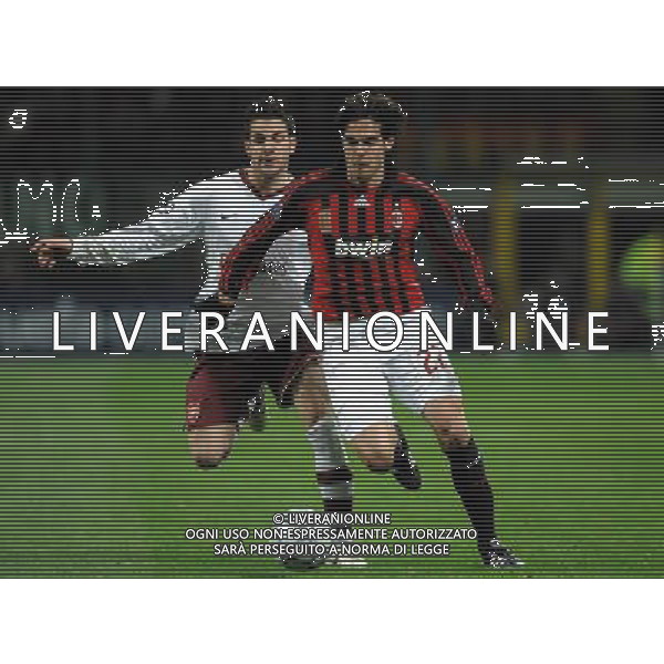 Champions League 2007/2008 Ottavi di Finale Ritorno Milano - 04.03.2008 Milan-Arsenal Nella Foto:KAKA\'-FABREGAS CESC /Ph.Vitez-Ag. Aldo Liverani