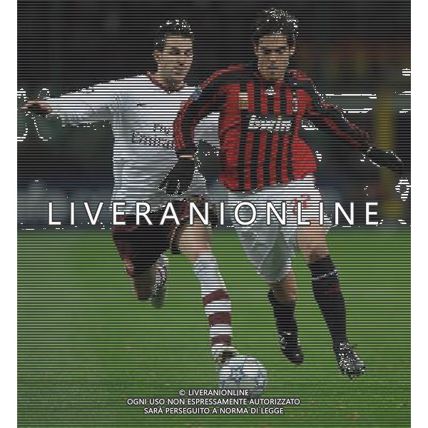 Champions League 2007/2008 Ottavi di Finale Ritorno Milano - 04.03.2008 Milan-Arsenal Nella Foto:KAKA\'-FABREGAS CESC /Ph.Vitez-Ag. Aldo Liverani
