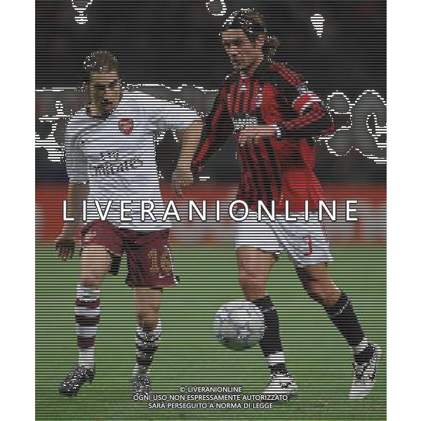 Champions League 2007/2008 Ottavi di Finale Ritorno Milano - 04.03.2008 Milan-Arsenal Nella Foto:MALDINI PAOLO-FLAMINI MATHIEU /Ph.Vitez-Ag. Aldo Liverani