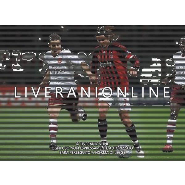 Champions League 2007/2008 Ottavi di Finale Ritorno Milano - 04.03.2008 Milan-Arsenal Nella Foto:MALDINI PAOLO-FLAMINI MATHIEU /Ph.Vitez-Ag. Aldo Liverani