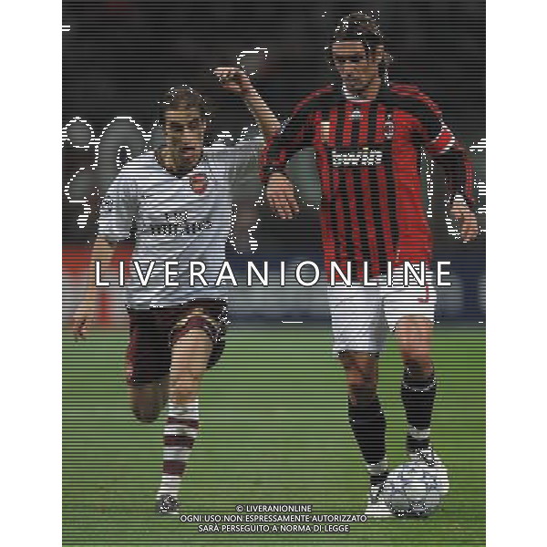 Champions League 2007/2008 Ottavi di Finale Ritorno Milano - 04.03.2008 Milan-Arsenal Nella Foto:MALDINI PAOLO-FLAMINI MATHIEU /Ph.Vitez-Ag. Aldo Liverani