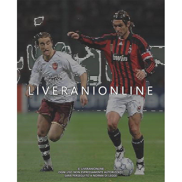 Champions League 2007/2008 Ottavi di Finale Ritorno Milano - 04.03.2008 Milan-Arsenal Nella Foto:MALDINI PAOLO-FLAMINI MATHIEU /Ph.Vitez-Ag. Aldo Liverani