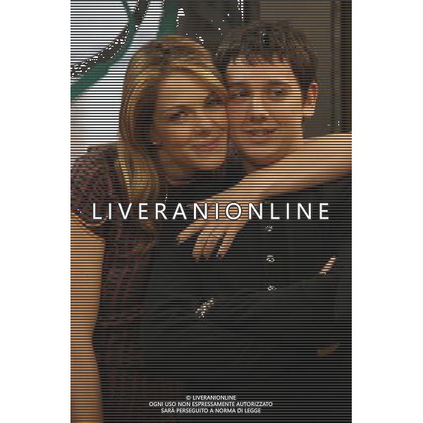 CLAUDIA GERINI - EMANUELE PROPIZIO IL CAST DI \' GRANDE GROSSO E... VERDONE\' OSPITI ALLA TRASMISSIONE \' TRL LIVE@MTV\' MILANO, 06/03/2008 FOTO ANTONIO SORANO - AG. ALDO LIVERANI sas