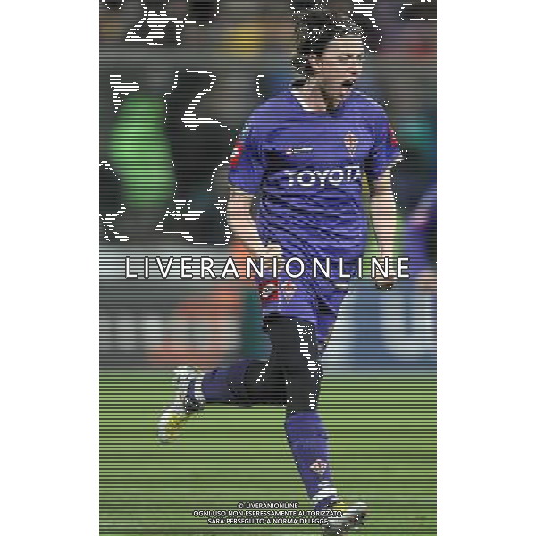 Coppa UEFA 2007/2008 Ottavi di Finale Andata Firenze - 06.03.2008 Fiorentina-Everton Nella Foto: esultanza dopo il gol di Riccardo Montolivo del 2-0 /Ph.Vitez-Ag. Aldo Liverani