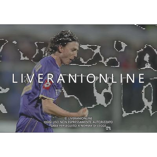Coppa UEFA 2007/2008 Ottavi di Finale Andata Firenze - 06.03.2008 Fiorentina-Everton Nella Foto: esultanza dopo il gol di Riccardo Montolivo del 2-0 /Ph.Vitez-Ag. Aldo Liverani
