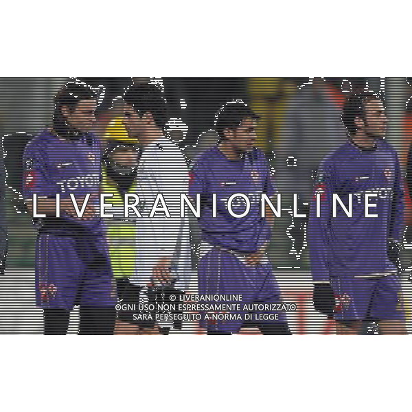 Coppa UEFA 2007/2008 Ottavi di Finale Andata Firenze - 06.03.2008 Fiorentina-Everton Nella Foto:TERZO TEMPO FIORENTINA /Ph.Vitez-Ag. Aldo Liverani