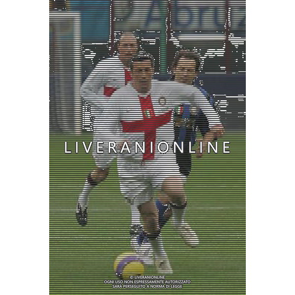 MILANO 9/3/2008 STADIO MEAZZA PARTITA TRA VECCHIE GLORIE PER FESTEGGIOARE I CENTO ANNI DELL\' INTER NELLA FOTO FOTO MARIO ROMANO/AG ALDO LIVERANI