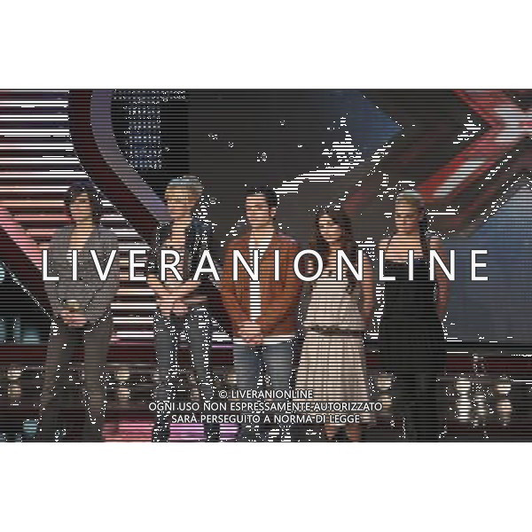 MARIATERESA -- VITTORIA-- TONY -- ILARIA -- LUNA MILANO 10-03-08 PRIMA PUNTATA DI\' X FACTOR\' I PRIMI ELIMINATI FOTO ANTONIO SORANO - ag.Aldo Liverani sas