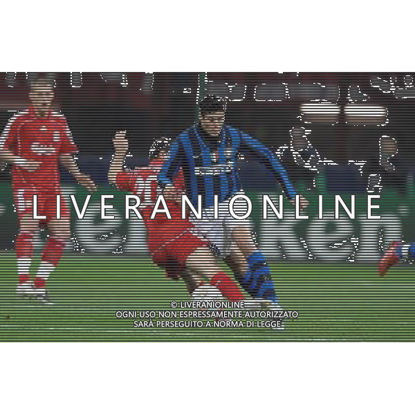 Champions League 2007/2008 Ottavi di Finale Ritorno Milano - 11.03.2008 Inter-Liverpool Nella Foto: Julio Cruz-Mascherano /Ph.Vitez-Ag. Aldo Liverani