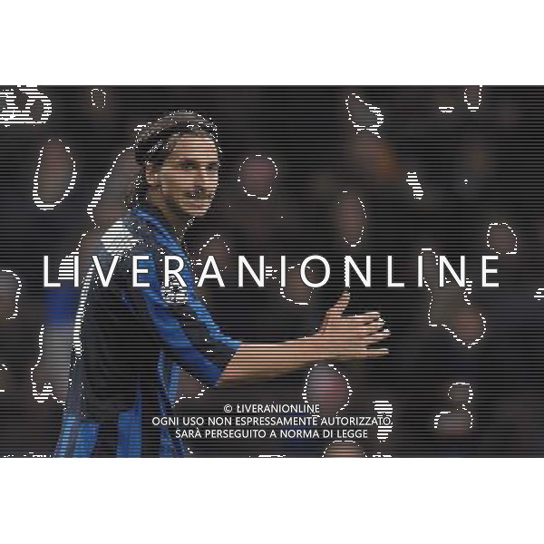 Champions League 2007/2008 Ottavi di Finale Ritorno Milano - 11.03.2008 Inter-Liverpool Nella Foto: zlatan Ibrahimovic si dispera per il gol sbagliato /Ph.Vitez-Ag. Aldo Liverani