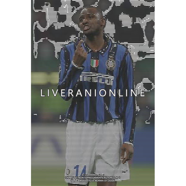 Inter - Liverpool Champions League ottavi di finale di ritorno 11/03/2008 nella foto patrick vieira ph luzzani/Ag. Aldo Liverani sas