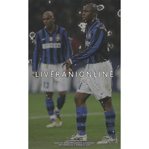 Inter - Liverpool Champions League ottavi di finale di ritorno 11/03/2008 nella foto la delusione di rivas ph luzzani/Ag. Aldo Liverani sas