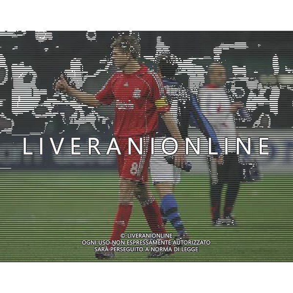 Milano 11-03-2008 champions league 2007/08 inter-liverpool 0:1 nella foto steven gerrard e javier zanetti ph marco luzzani/ag aldo liverani s.a.s.