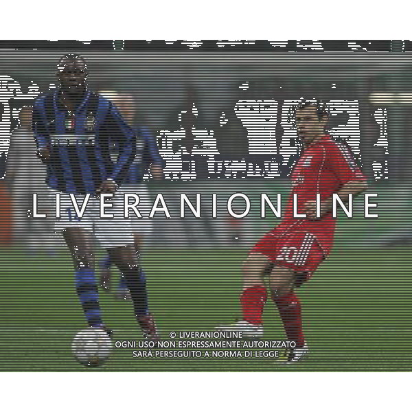 Milano 11-03-2008 champions league 2007/08 inter-liverpool 0:1 nella foto patrick vieira e javier mascherano ph marco luzzani/ag aldo liverani s.a.s.