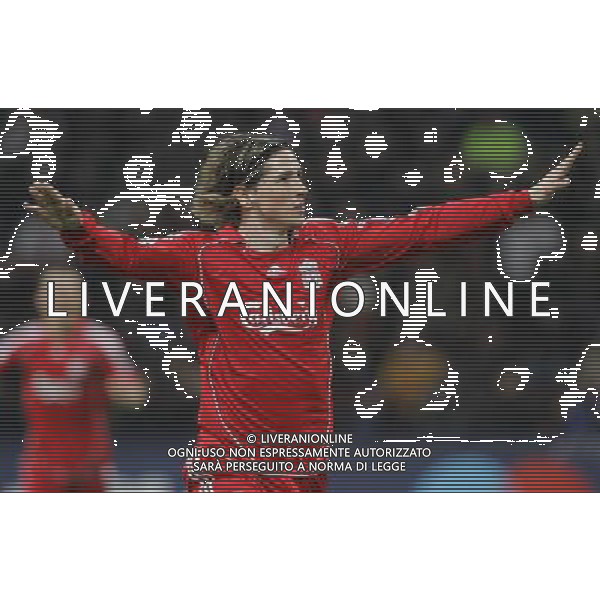 Milano 11-03-2008 champions league 2007/08 inter-liverpool 0:1 nella foto fernando torres esulta dopo il gol ph marco luzzani/ag aldo liverani s.a.s.