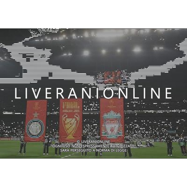 Milano 11-03-2008 champions league 2007/08 inter-liverpool 0:1 nella foto bandiere uefa ph marco luzzani/ag aldo liverani s.a.s.