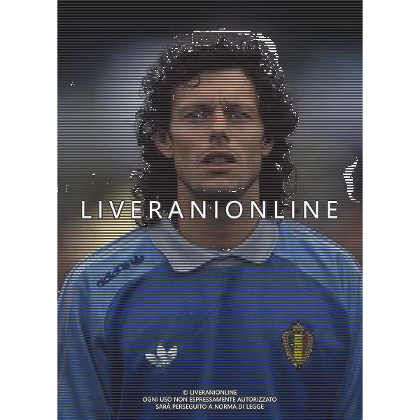BELGIO CALCIO 1990 NELLA FOTO MICHEL PREUD\'HOMME AG ALDO LIVERANI