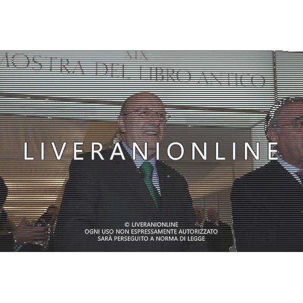 ETTORE ADALBERTO ALBERTONI ( Presidente Consiglio Regionale Lombardo) MILANO 13-03-08 IN VIA TURATI 34 IL VIA ALLA XIX MOSTRA DEL LIBRO ANTICO, DA NON PERDERE ; LA PIU\' GRANDE ESPOSIZIONE SU PINOCCHIO FOTO ANTONIO SORANO/ag. ALDO LIVERANI SAS