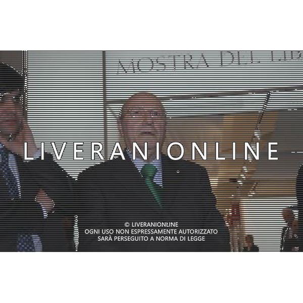 ETTORE ADALBERTO ALBERTONI ( Presidente Consiglio Regionale Lombardo) MILANO 13-03-08 IN VIA TURATI 34 IL VIA ALLA XIX MOSTRA DEL LIBRO ANTICO, DA NON PERDERE ; LA PIU\' GRANDE ESPOSIZIONE SU PINOCCHIO FOTO ANTONIO SORANO/ag. ALDO LIVERANI SAS