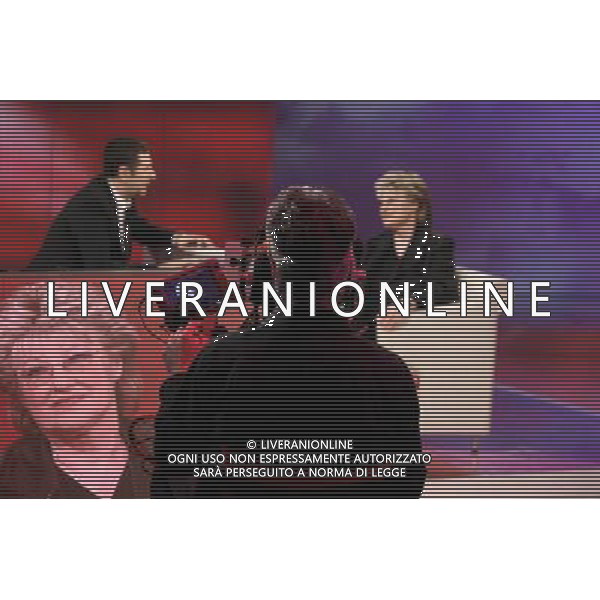 FABIO FAZIO - HELGA SCHNEIDER TRASMISSIONE: \' CHE TEMPO CHE FA\' MILANO, 16/03/2008 FOTO ANTONIO SORANO - AG. ALDO LIVERANI sas