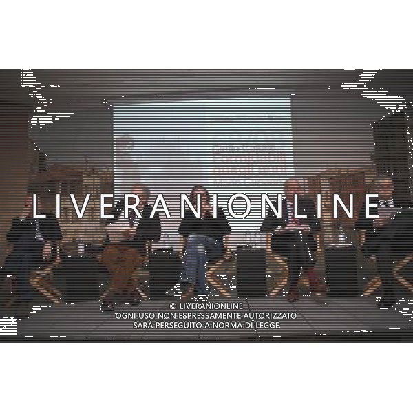 EMILIO RUSSO -- MASSIMO CECCONI -- GIULIO CASALE MARIO CAPANNA - SERGIO ESCOBAR MILANO 17-03-08 - TEATRO STREHLER C.S PRESENTAZIONE DELLO SPETTACOLO: \'FORMIDABILI QUEGLI ANNI\' IN SCENA DAL 7 APRILE. FOTO ANTONIO SORANO/AG ALDO LIVERANI SAS