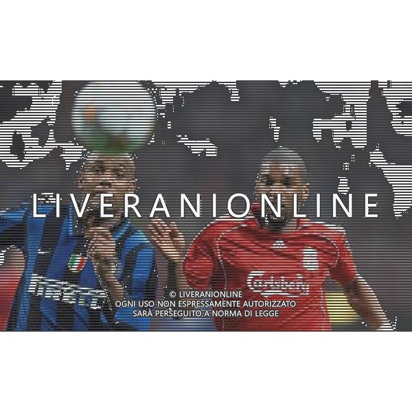 Champions League 2007/2008 Ottavi di Finale Ritorno Milano - 11.03.2008 Inter-Liverpool Nella Foto:MAICON-BABEL RYAN /Ph.Vitez-Ag. Aldo Liverani