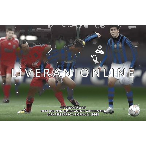 Champions League 2007/2008 Ottavi di Finale Ritorno Milano - 11.03.2008 Inter-Liverpool Nella Foto:MASCHERANO JAVIER-ZANETTI JAVIER /Ph.Vitez-Ag. Aldo Liverani