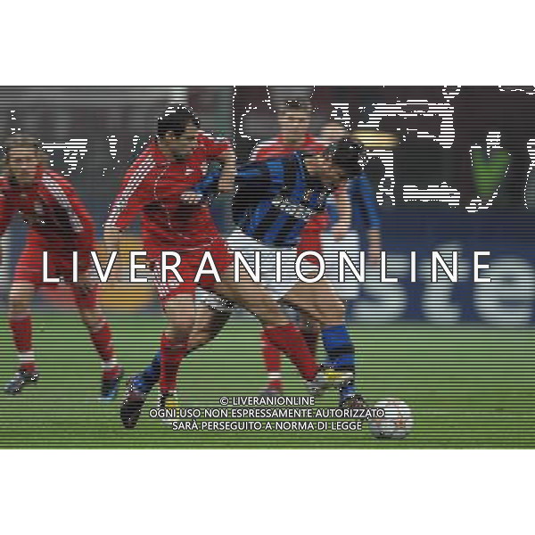 Champions League 2007/2008 Ottavi di Finale Ritorno Milano - 11.03.2008 Inter-Liverpool Nella Foto:MASCHERANO JAVIER-ZANETTI JAVIER /Ph.Vitez-Ag. Aldo Liverani