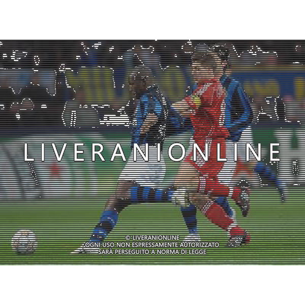 Champions League 2007/2008 Ottavi di Finale Ritorno Milano - 11.03.2008 Inter-Liverpool Nella Foto:RIVAS LOPEZ-GERRARD STEVEN /Ph.Vitez-Ag. Aldo Liverani