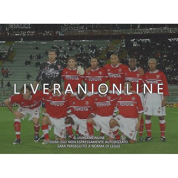 PERUGIA 15/10/2003 1° TURNO COPPA UEFA 2003-2004 GARA RITORNO PERUGIA - DUNDEE NELLA FOTO:LA FORMAZIONE DEL PERUGIA* FOTO 1905/ROBERTO SETTONCE/ALDO LIVERANI S.A.S.