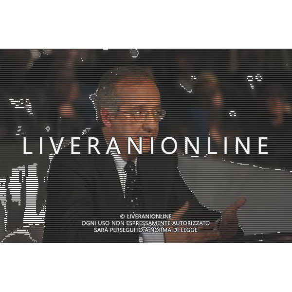 WALTER VELTRONI MILANO 21-03-08 TRASMISSIONE LE INVASIONI BARBARICHE FOTO ANTONIO SORANO/AG.ALDO LIVERANI SAS