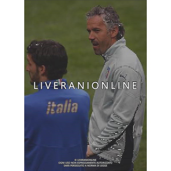 Milano 24/03/2008 Raduno della nazionale italiana di calcio Nella foto Roberto Donadoni Foto Luca Ghidoni/Aldo Liverani