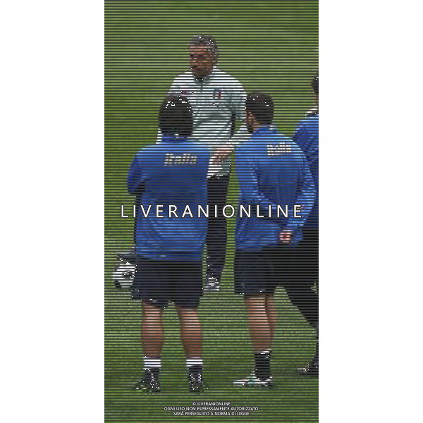 Milano 24/03/2008 Raduno della nazionale italiana di calcio Nella foto Roberto Donadoni Foto Luca Ghidoni/Aldo Liverani