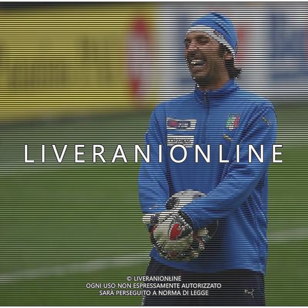 Foto Aldo Liverani/Luca Ghidoni Milano 24/03/2008 Raduno della nazionale italiana di calcio Nella foto Gianluigi Buffon AG ALDO LIVERANI