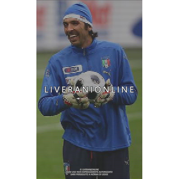 Foto Aldo Liverani/Luca Ghidoni Milano 24/03/2008 Raduno della nazionale italiana di calcio Nella foto Gianluigi Buffon AG ALDO LIVERANI