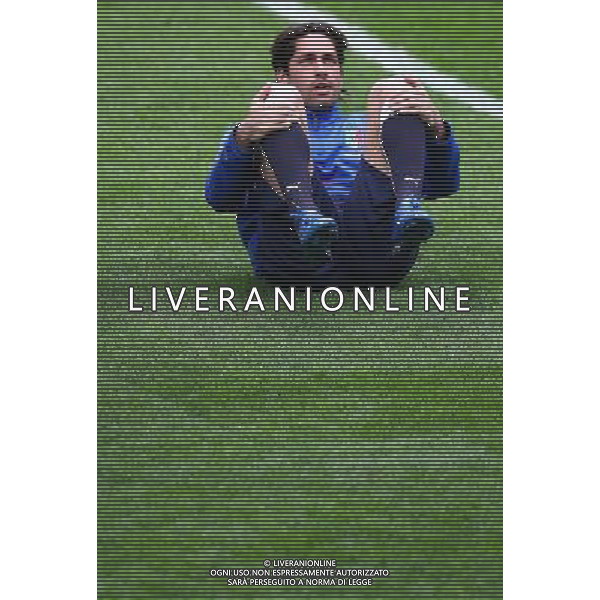 Foto Aldo Liverani/Luca Ghidoni Milano 24/03/2008 Raduno della nazionale italiana di calcio Nella foto Marco Borriello AG ALDO LIVERANI