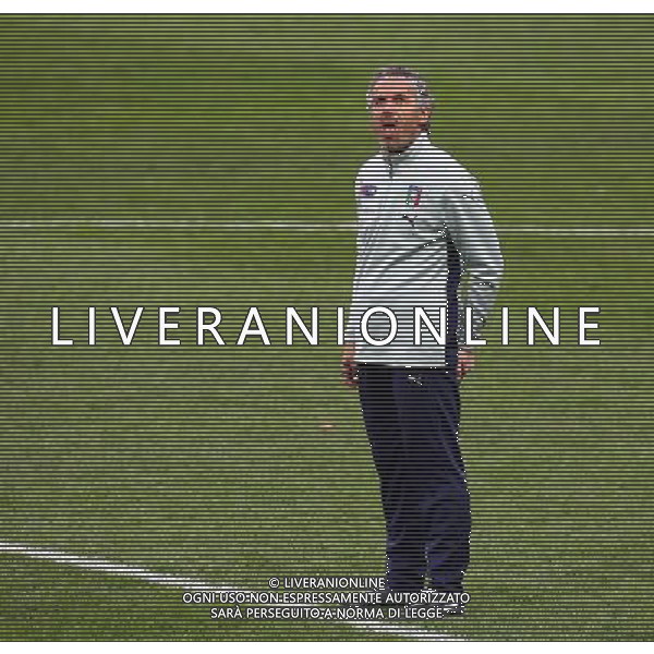 Foto Aldo Liverani/Luca Ghidoni Milano 24/03/2008 Raduno della nazionale italiana di calcio Nella foto Roberto Donadoni AG ALDO LIVERANI