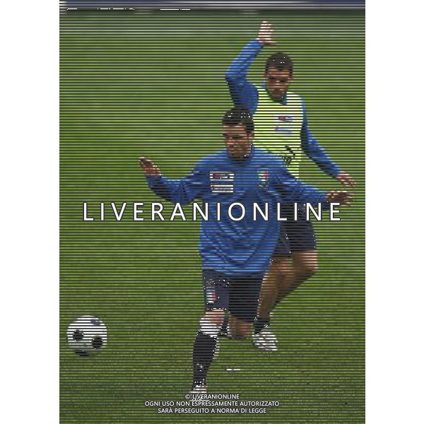 Foto Aldo Liverani/Luca Ghidoni Milano 24/03/2008 Raduno della nazionale italiana di calcio Nella foto Di Natale AG ALDO LIVERANI