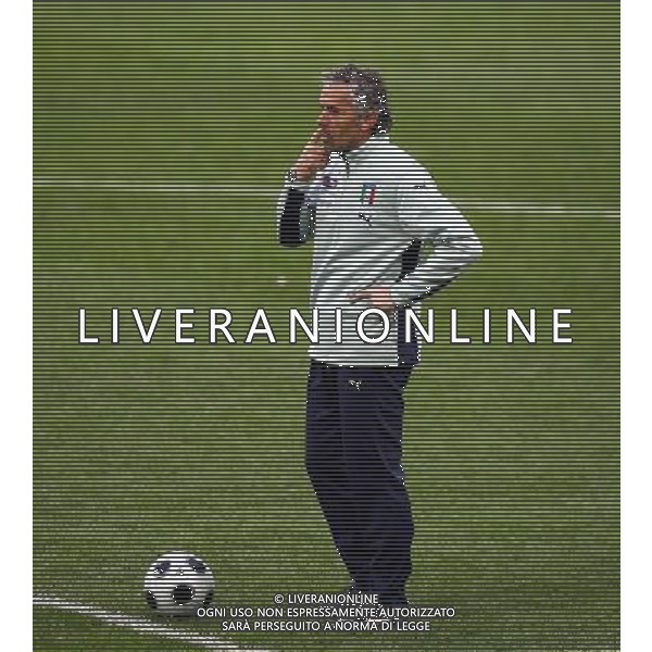 Foto Aldo Liverani/Luca Ghidoni Milano 24/03/2008 Raduno della nazionale italiana di calcio Nella foto Roberto Donadoni AG ALDO LIVERANI