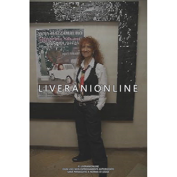 ANNA MAZZAMAURO MILANO 25-03-08 TEATRO SAN BABILA ANNA MAZZAMAURO IN \'SIGNORINA SILVANI....SIGNORA PREGO!\' FOTO ANTONIO SORANO/AG ALDO LIVERANI SAS